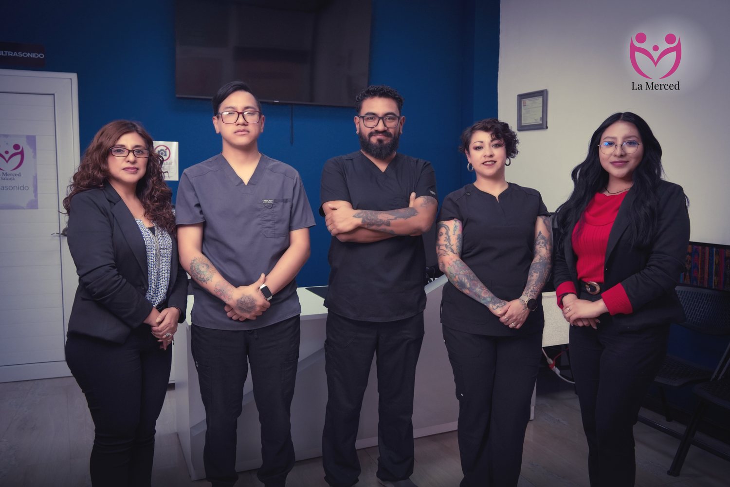 Equipo del Centro de Diagnóstico La Merced — ultrasonido en Xela y Salcajá