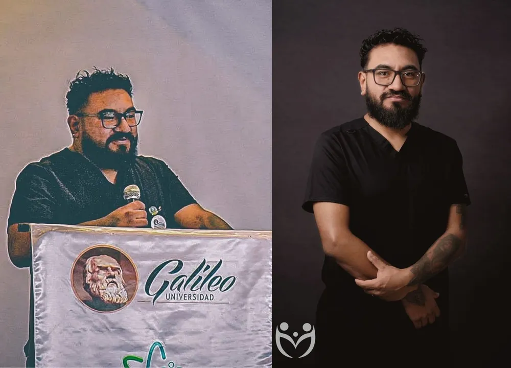 Retratos de Johnny Rodríguez antes y después de perder 85 libras